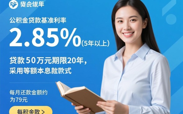 公积金贷款50万20年每月还多少