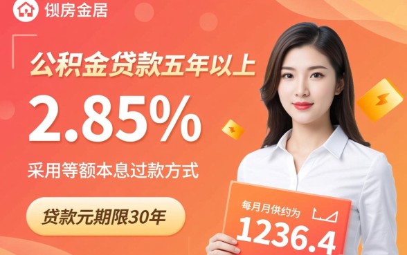 公积金贷款30万30年月供多少