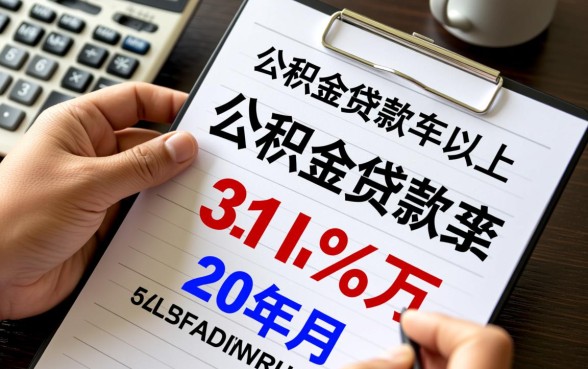 公积金贷款50万20年月供多少
