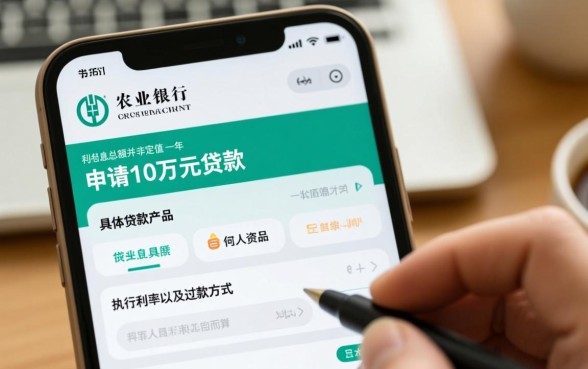 农业银行贷款10万一年利息多少