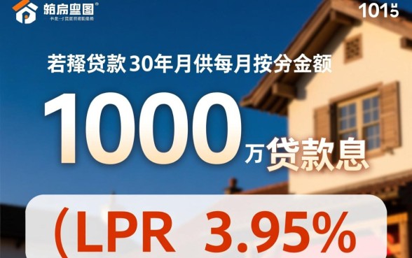 100万贷款30年月供多少