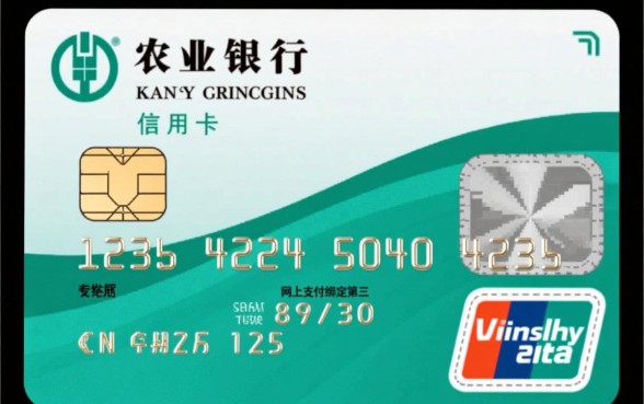 农业银行信用卡有效期怎么输入