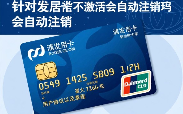浦发信用卡不激活会自动注销吗