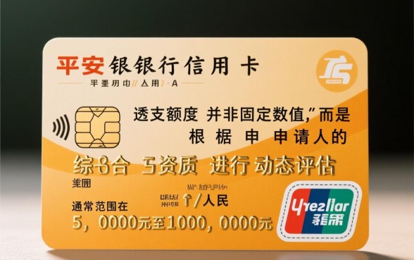 平安银行信用卡透支额度是多少