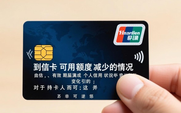 招行信用卡临时额度突然没有了
