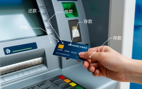 信用卡可以在atm机上存钱吗