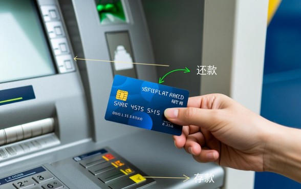 信用卡可以在atm机上存钱吗