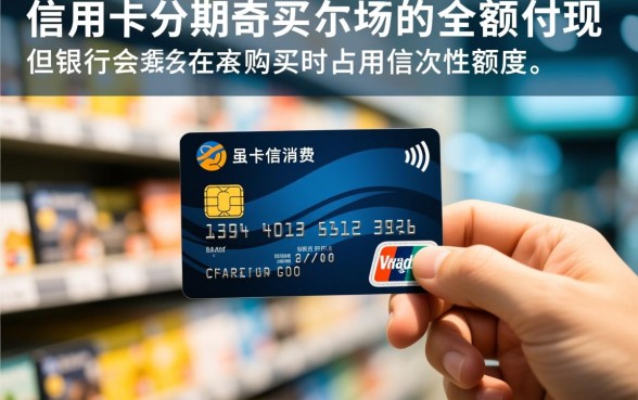 用信用卡分期买东西是全额付嘛