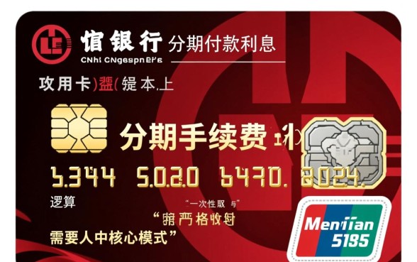 工行信用卡分期付款利息怎么算
