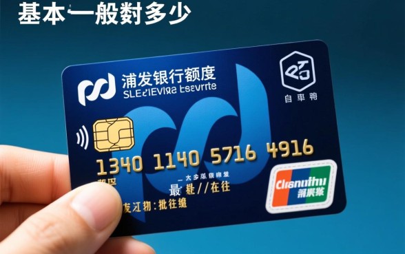 浦发银行信用卡额度一般是多少