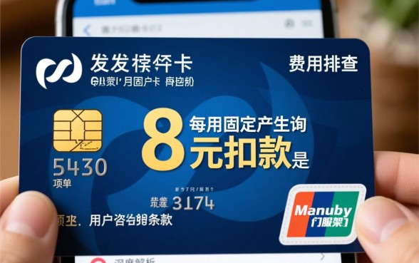 浦发信用卡每月8元是什么费用
