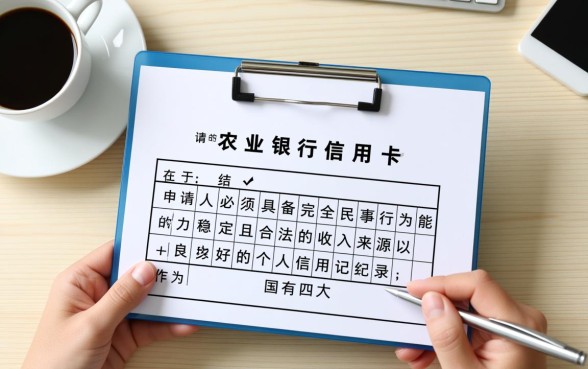 农业银行办信用卡需要什么条件