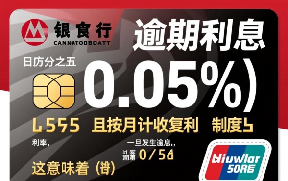 招商银行信用卡逾期利息怎么算