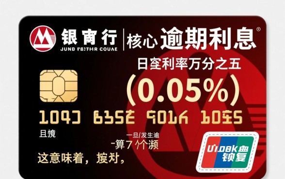 招商银行信用卡逾期利息怎么算