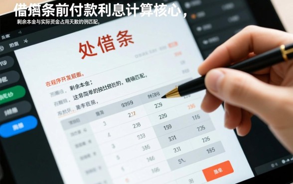 360借条提前还款利息怎么算