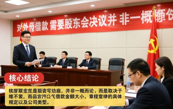 公司对外借款需要股东会决议吗
