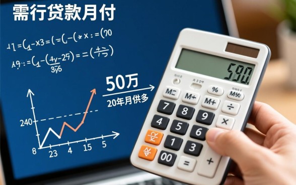 银行贷款50万20年月供多少