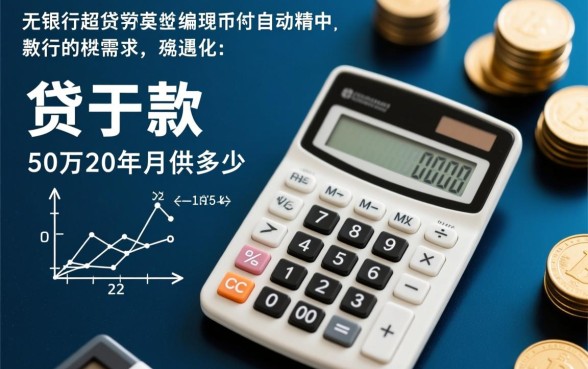 银行贷款50万20年月供多少