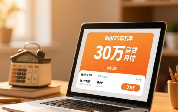 房子贷款30万20年月供多少