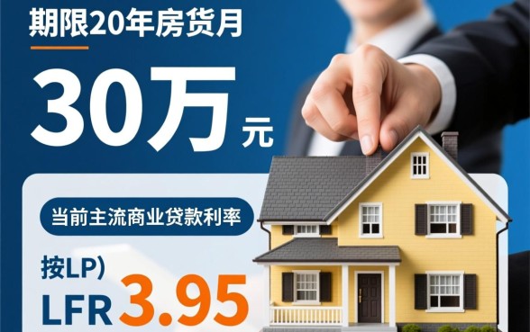 房子贷款30万20年月供多少