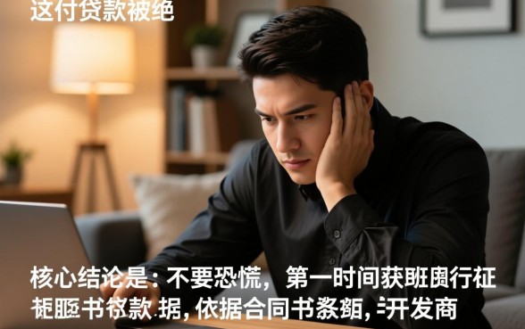 房子首付付了贷款下不来怎么办