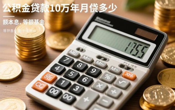 公积金贷款10万5年月供多少