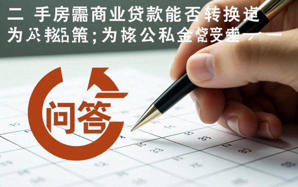 二手房商贷可以转公积金贷款吗