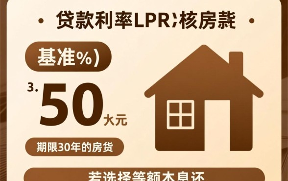 买房贷款50万30年月供多少