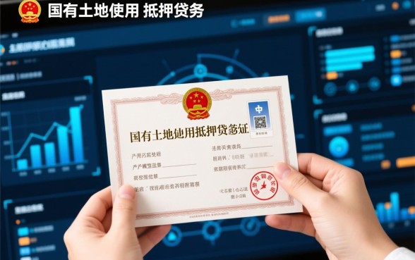国有土地使用证可以抵押贷款吗