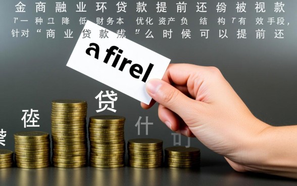 商业贷款什么时候可以提前还款