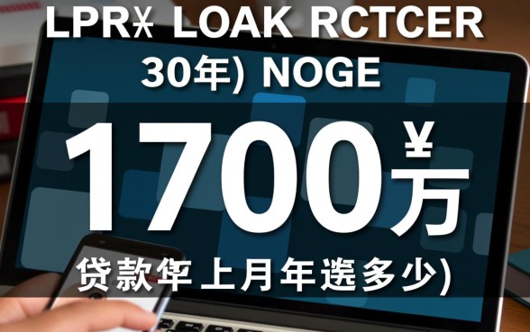 贷款170万30年每月还多少