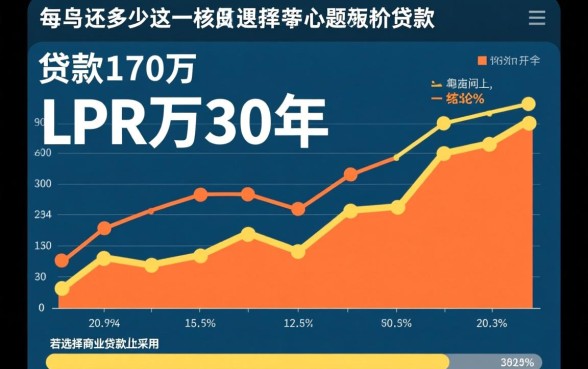 贷款170万30年每月还多少