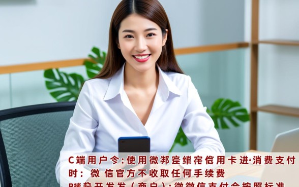 微信绑信用卡支付要手续费吗