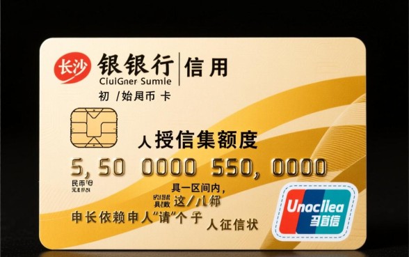 长沙银行信用卡额度一般多少