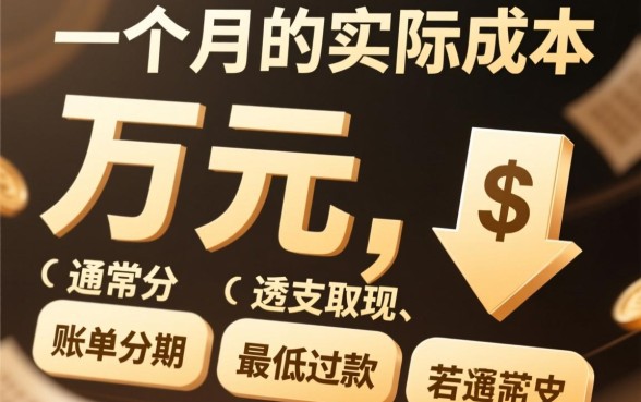 信用卡借一万一个月利息多少,信用卡取现利息怎么算 信用卡借一万一个月利息多少