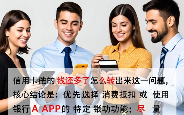 信用卡的钱还多了怎么转出来