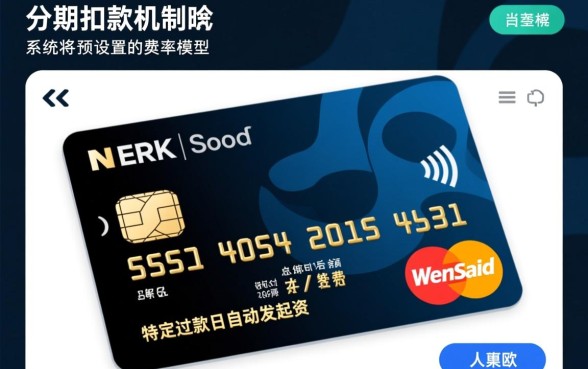 信用卡分期付款是怎么扣钱的