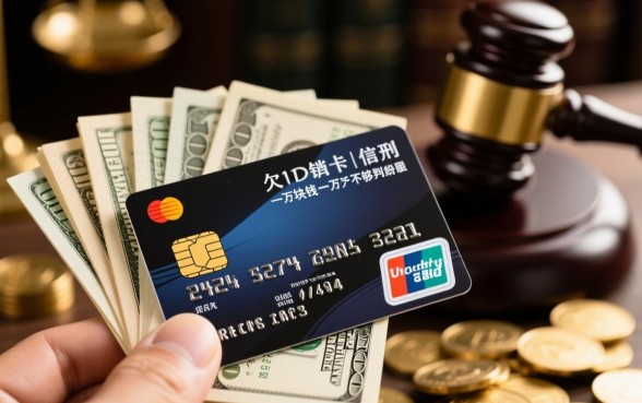 欠信用卡一万多块钱够判刑吗