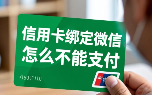信用卡绑定微信怎么不能支付