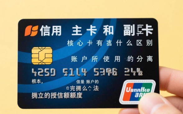 信用卡主卡和副卡有什么区别