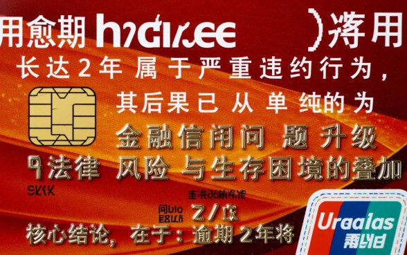 信用卡逾期2年没还会怎么样