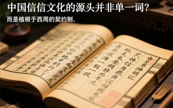 中国古代最早有关征信的说法是什么