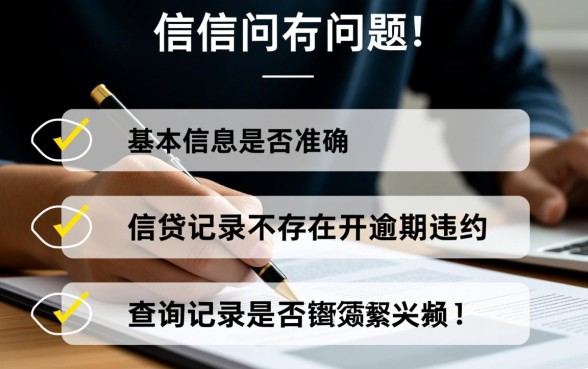 怎么看自己的征信有没有问题