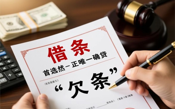 借给别人钱是打借条还是欠条
