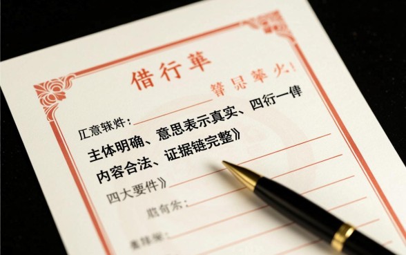借条怎么写才能在法律上生效
