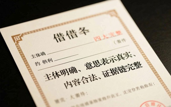 借条怎么写才能在法律上生效