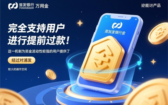 浦发万用金可以提前还款吗