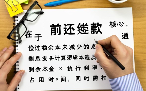 银行房贷提前还款利息怎么算