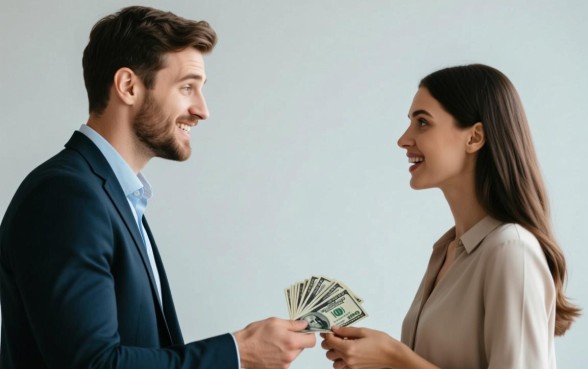 男人找女人借钱说明什么
