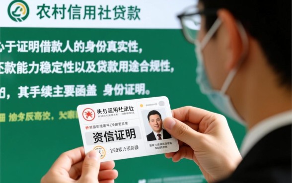 农村信用社贷款需要什么手续